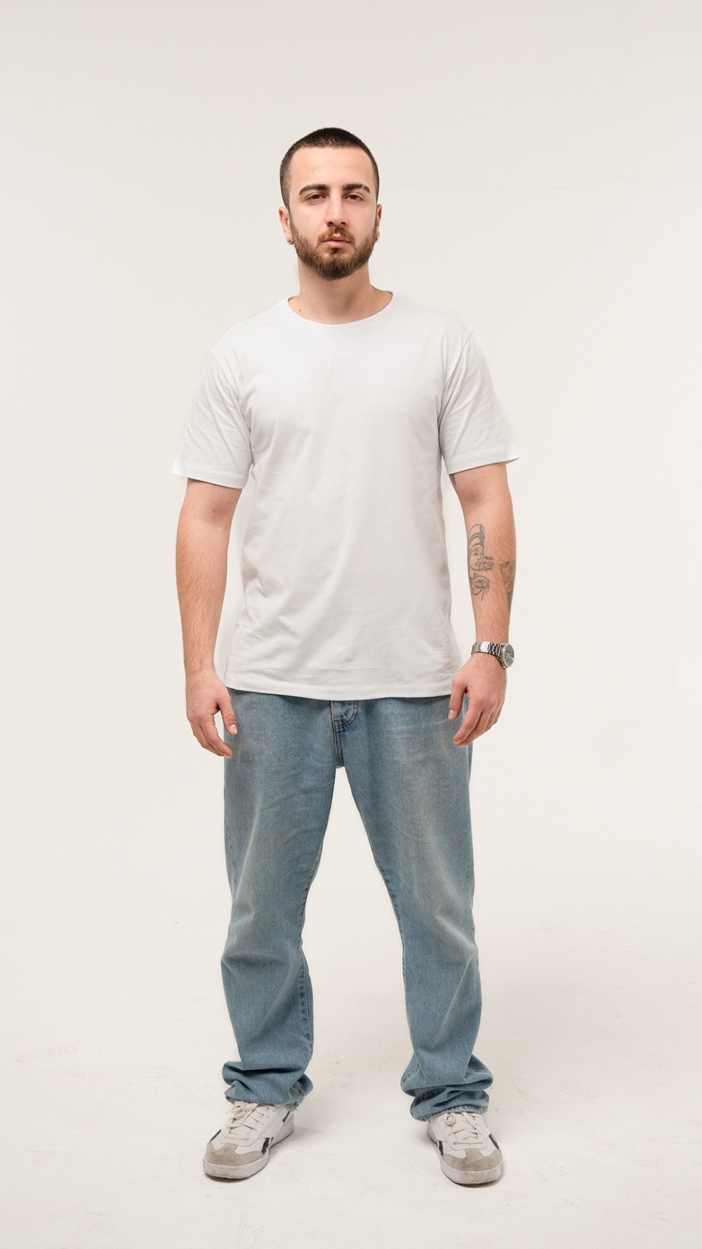 Erkek Regular Fit Bisiklet Yaka T-Shirt - Image 2