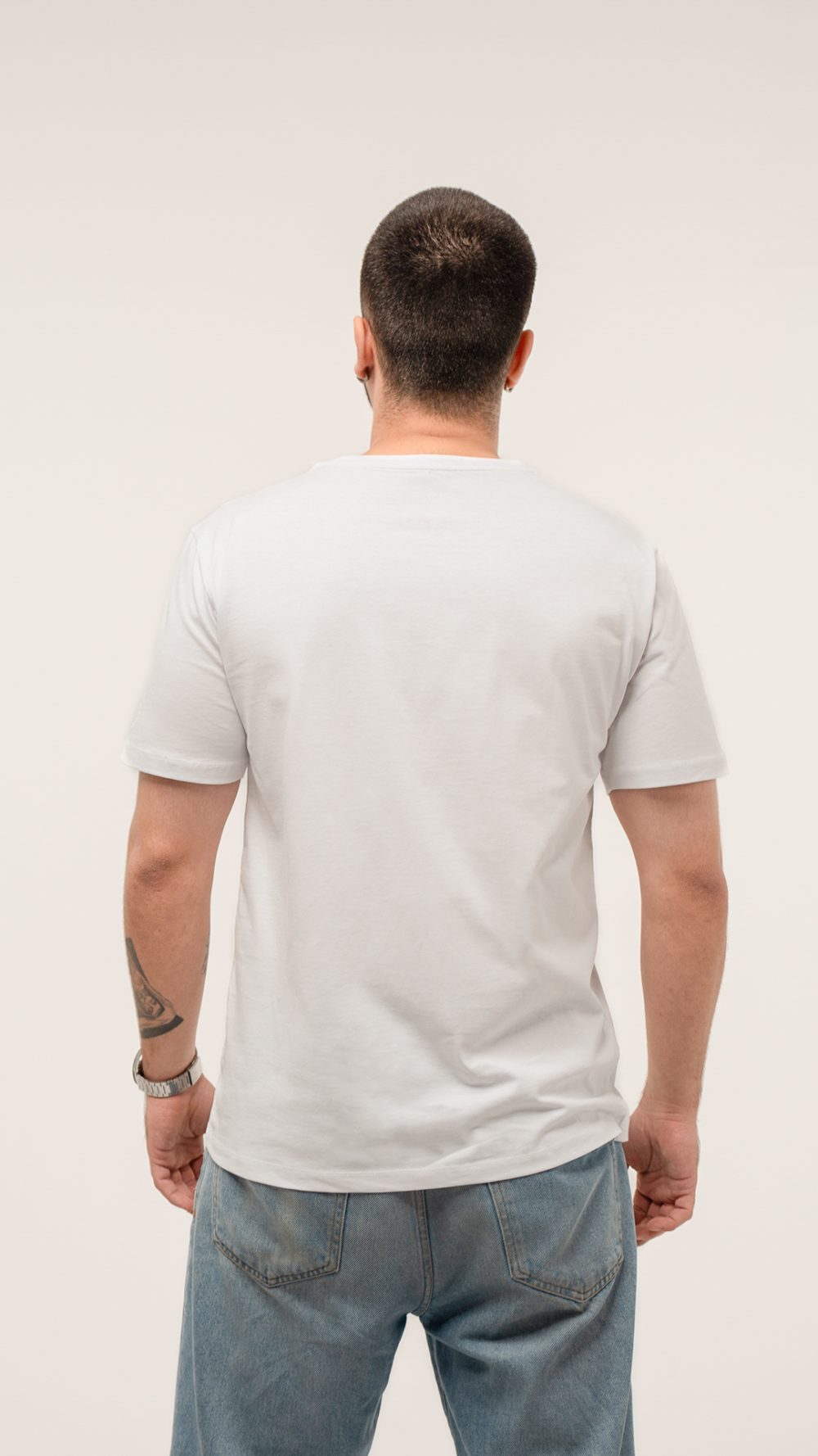 Erkek Regular Fit Bisiklet Yaka T-Shirt - Image 3